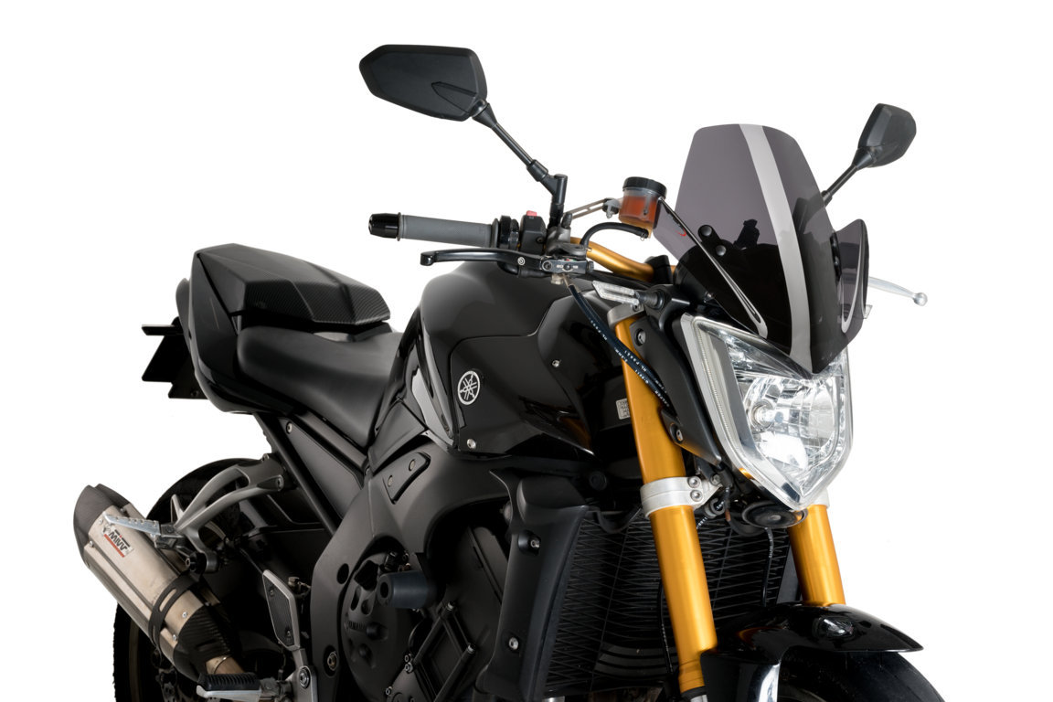 Puig Windschutzscheibe New Generation Touring – 3 Mm PMMA Für Naked Bikes, Aerodynamischer Schutz