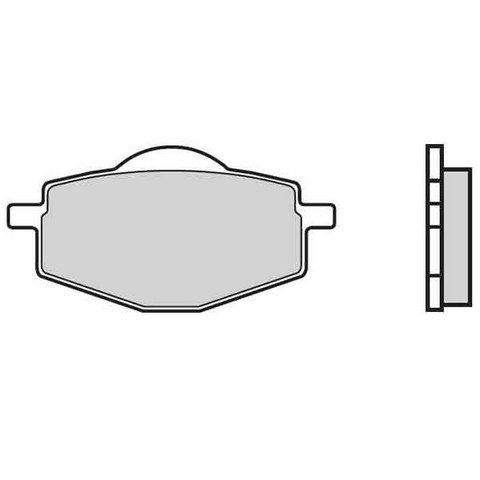 Brembo Bremsbeläge Carbon Keramic Rückseite