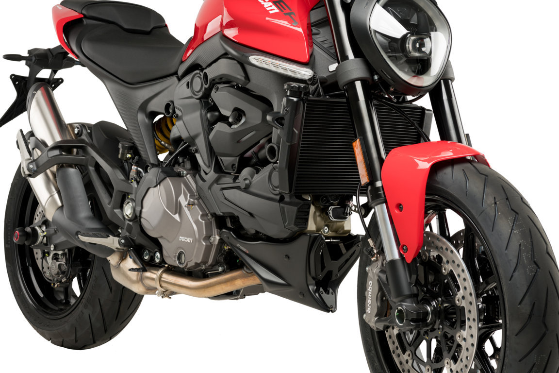 Puig Motorspoiler Ducati Monster 937 / Plus / SP ab 2021 Mattschwarz