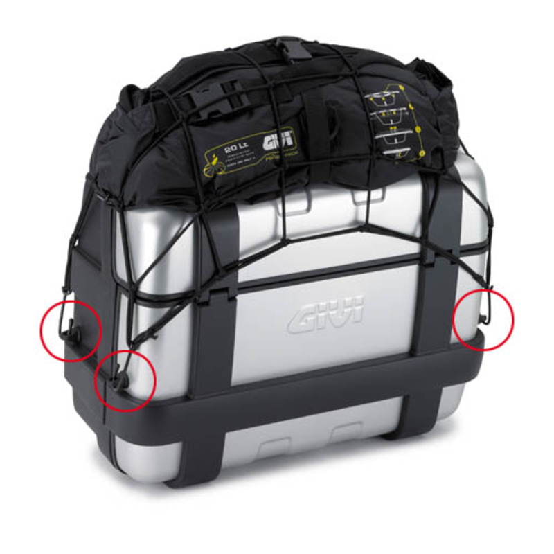Givi T10N Elastisches Tragenetz, schwarz
