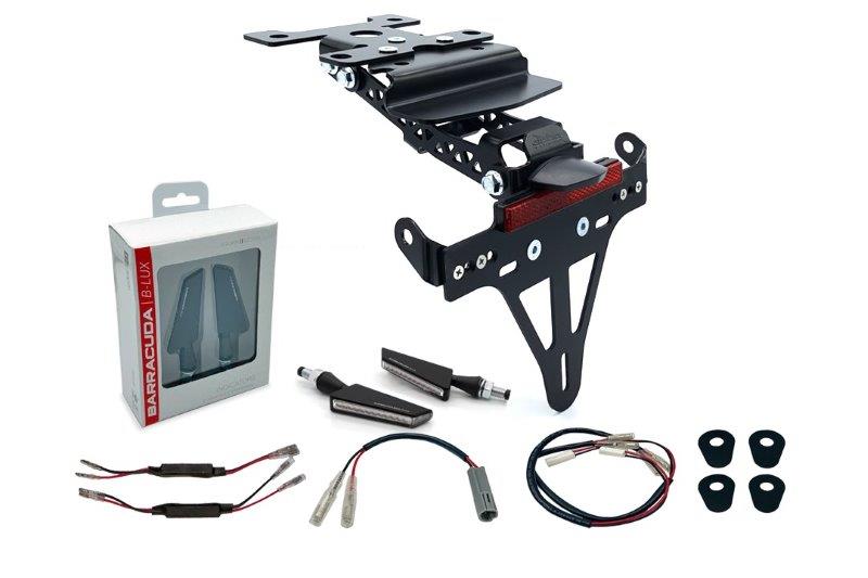 Kennzeichenhalter mit Blinklicht Set Yamaha Tenere 700 ab 19-