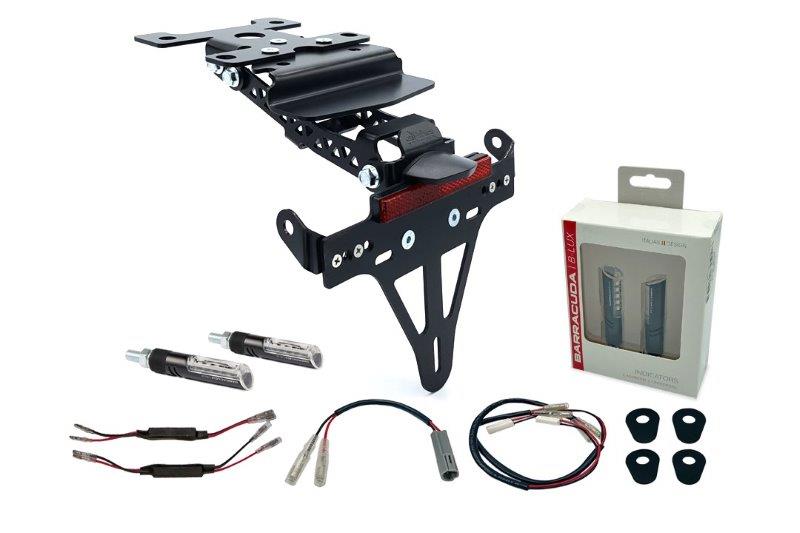 Kennzeichenhalter mit Blinklicht Set Yamaha Tenere 700 ab 19-