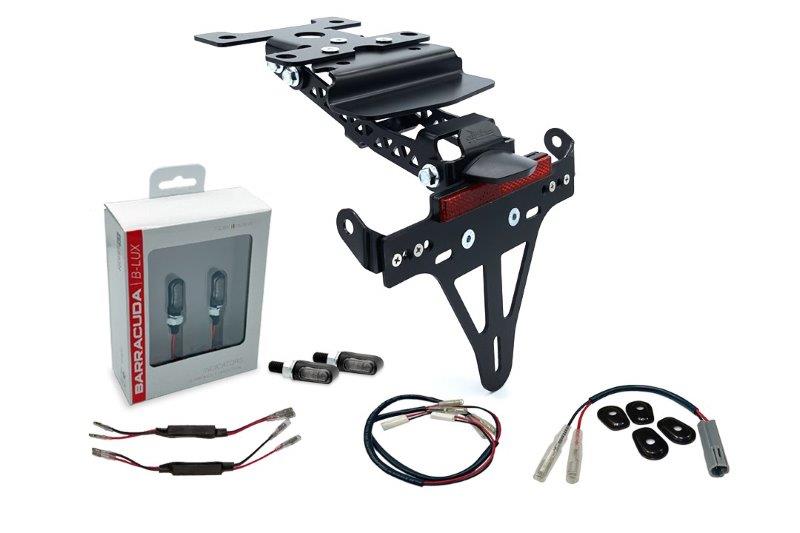 Kennzeichenhalter mit Blinklicht Set Yamaha Tenere 700 ab 19-