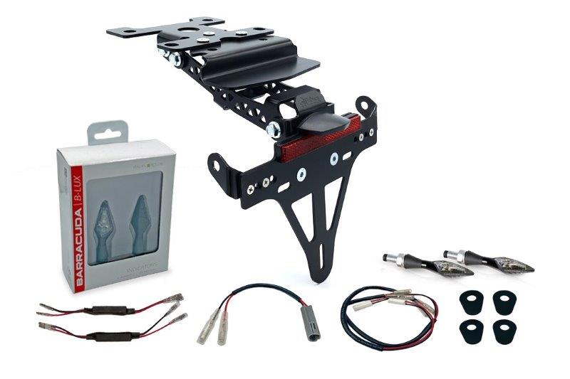 Kennzeichenhalter mit Blinklicht Set Yamaha Tenere 700 ab 19-