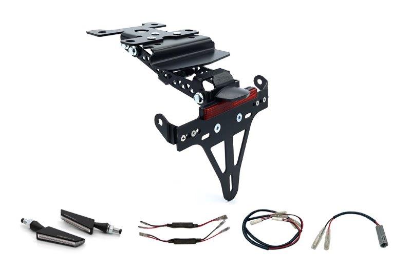 Kennzeichenhalter mit Blinklicht Set Yamaha Tenere 700 ab 19-