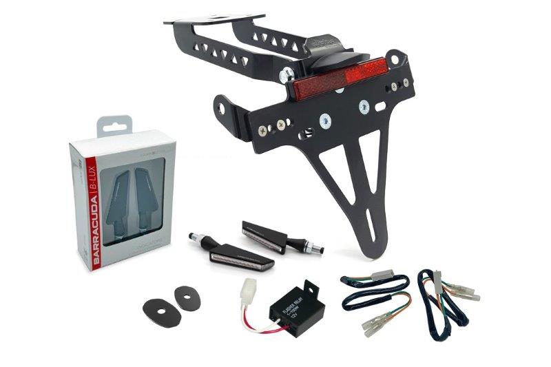 Kennzeichenhalter mit Blinklicht Set Z/Ninja 650 2017-19