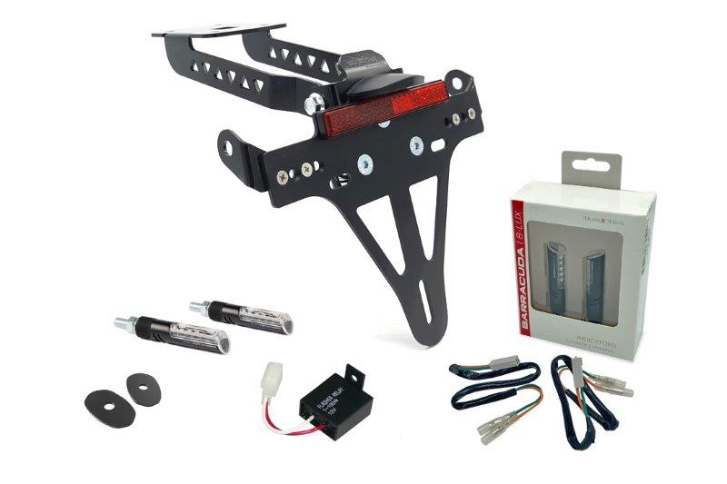 Kennzeichenhalter mit Blinklicht Set Z/Ninja 650 2017-19