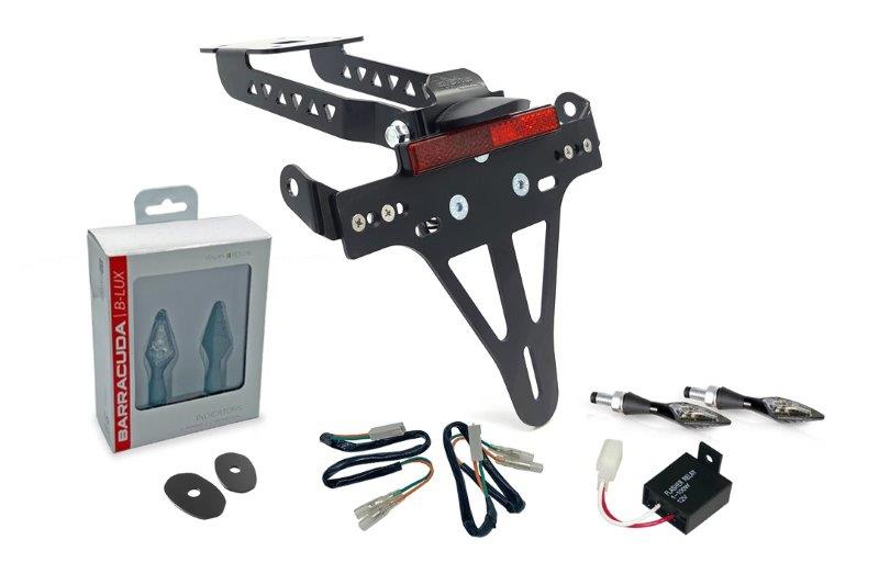 Kennzeichenhalter mit Blinklicht Set Z/Ninja 650 2017-19