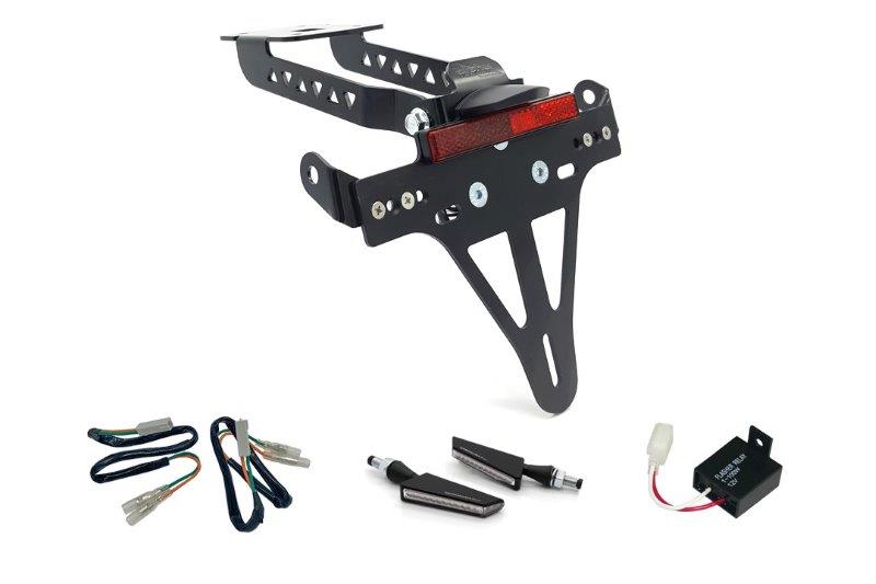 Kennzeichenhalter mit Blinklicht Set Z/Ninja 650 2017-19-1