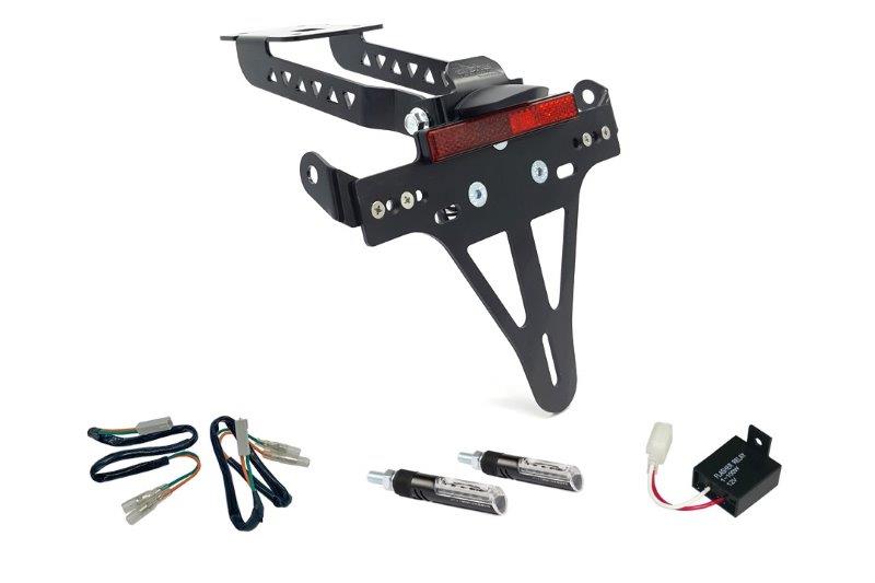 Kennzeichenhalter mit Blinklicht Set Z/Ninja 650 2017-19-2
