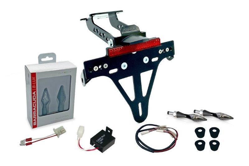 Alpha Technik Kentekenplaathouder Kit met knipperlicht voor Yamaha YZF-R125, RE39