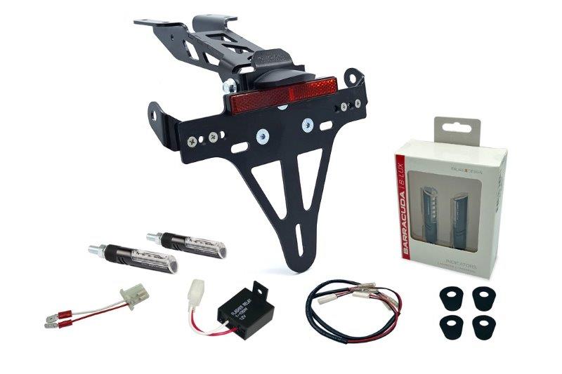 Kennzeichenhalter mit Blinklicht Set Yamaha MT125 20-