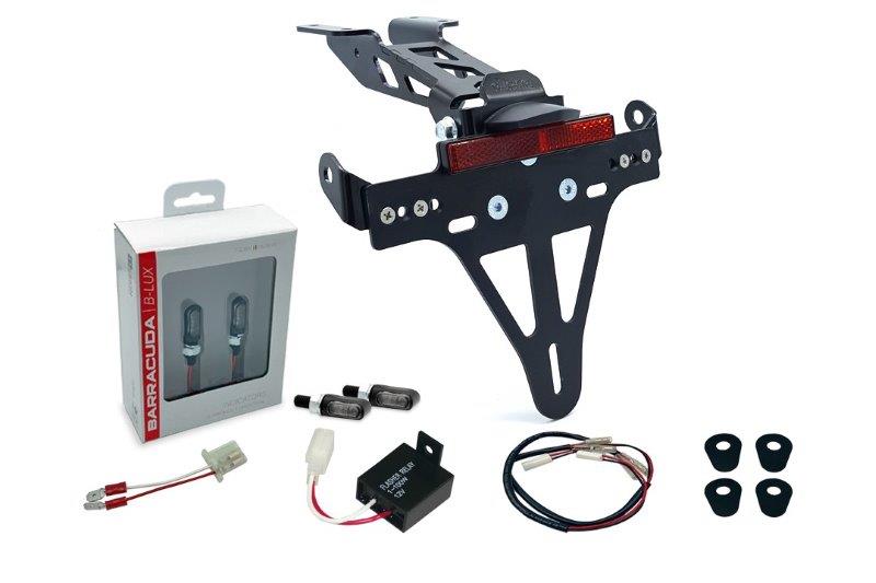 Kennzeichenhalter mit Blinklicht Set Yamaha MT125 19-