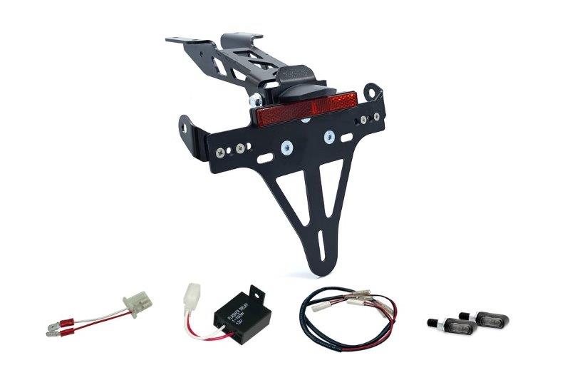 Kennzeichenhalter mit Blinklicht Set Yamaha MT125 19-