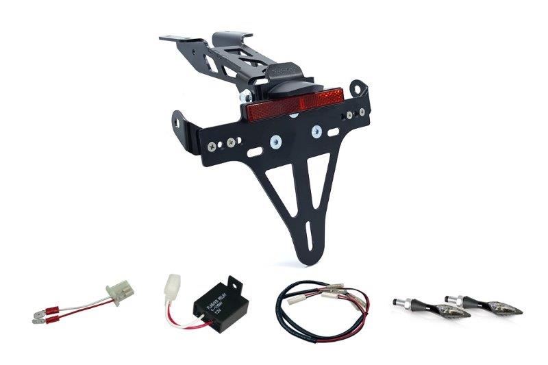 Kennzeichenhalter mit Blinklicht Set Yamaha MT125 20-