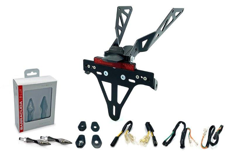 Kennzeichenhalter mit Blinklicht Set Honda CB/CBR650R/RA