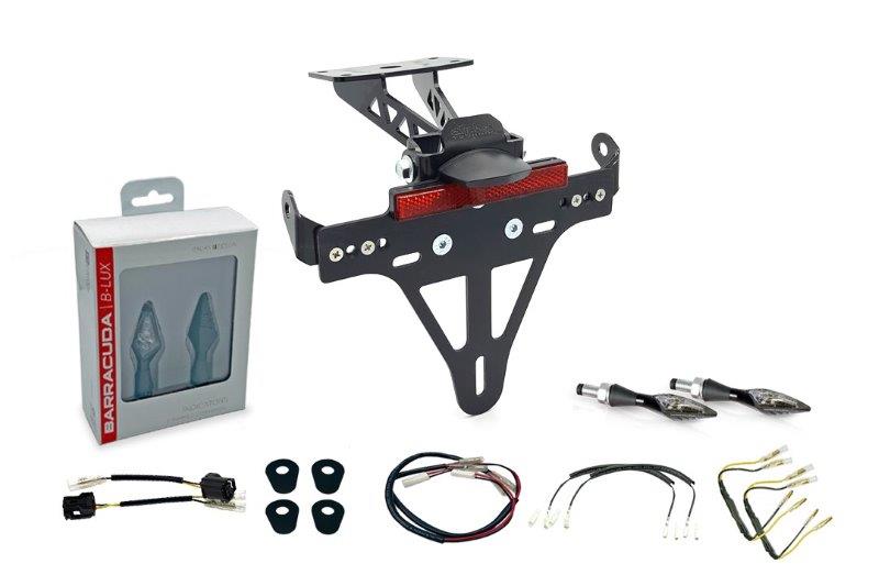 Kennzeichenhalter mit Blinklicht Set Yamaha MT-07