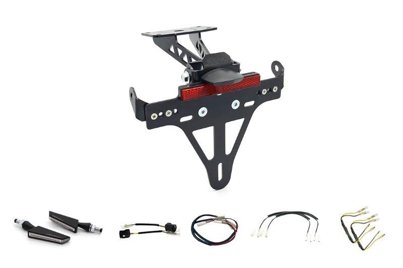 Kennzeichenhalter mit Blinklicht Set Yamaha MT-07
