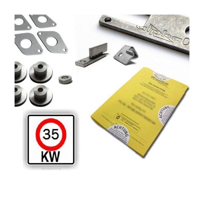 35kW-Kit für die Honda CBR 650 F / FA (RC96) / Honda CB 650 F / FA (RC97) mit TÜV-Gutachten