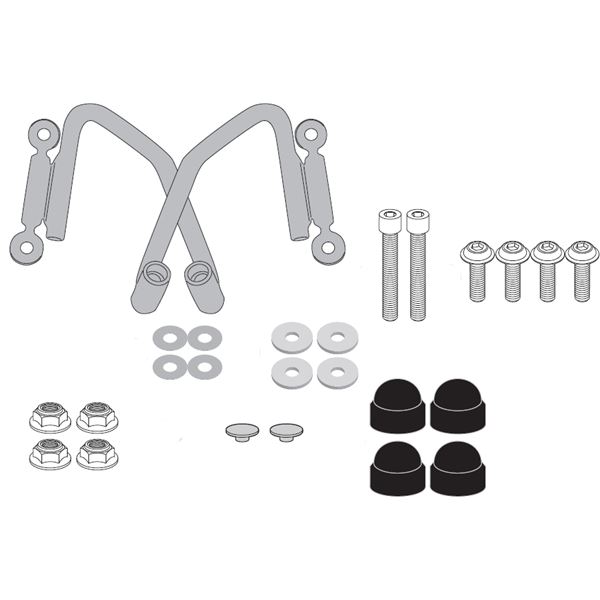 Givi Montagesatz A9223A zur Montage von 1176A / 1176ABL Windschutzscheibe CFMOTO 650 NK