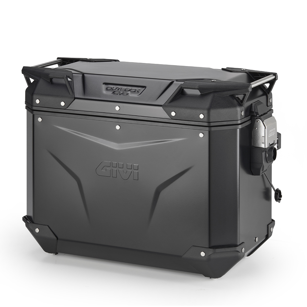 Givi OBKEV44BL Trekker Outback EVO schwarzer Aluminium-Seitenkoffer links 44 Liter, ohne Schloss verkauft