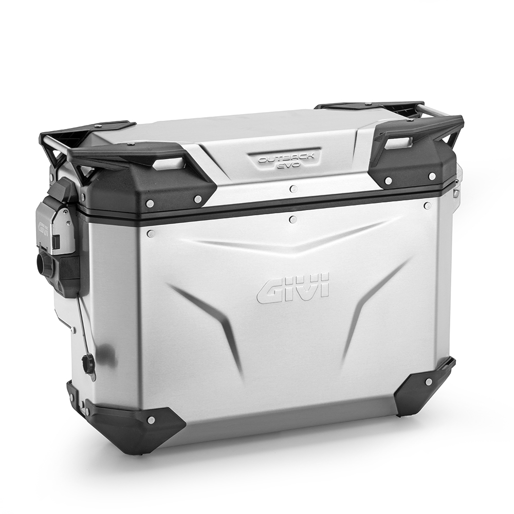 Givi Trekker Outback EVO Smart Aluminium Seitenkoffer Ausschnitt rechts 33 Liter, außerhalb Schloss