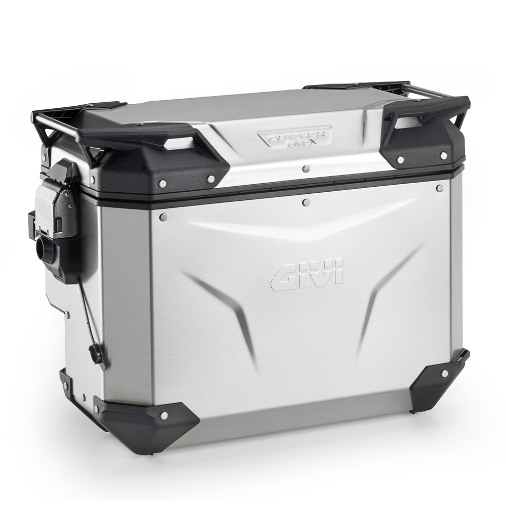 Givi OBKEVS40AR Trekker Outback EVO Aluminium Nockenseitenausschnitt rechts 40 Liter, Verkauf ohne Schloss