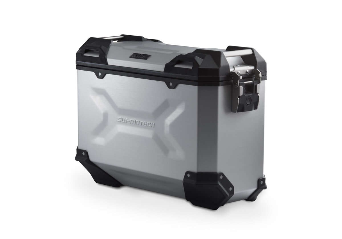 SW-Motech Trax Adventure Aluminium Seitenkoffer 37 Liter Silber Rechts