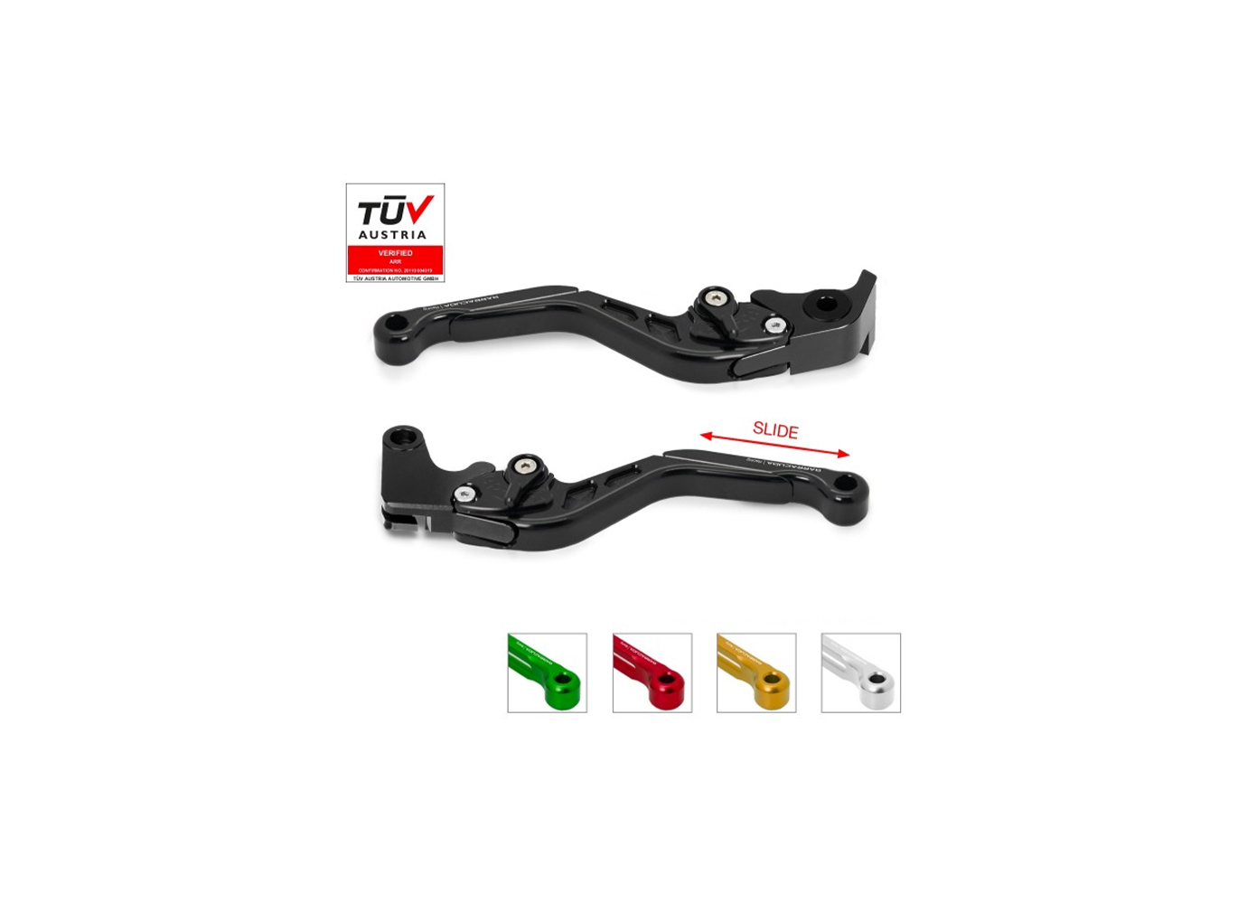 Barracuda rem- en koppelingshendelset Yamaha YZF-R1 2009-2014