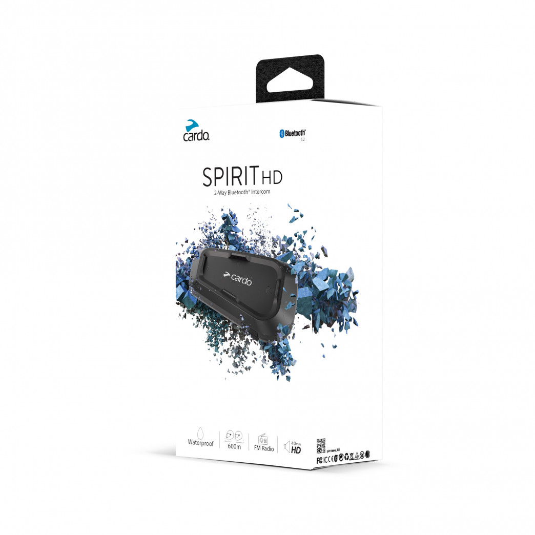 Cardo Spirit HD Gegensprechanlage Duo - 2er Set