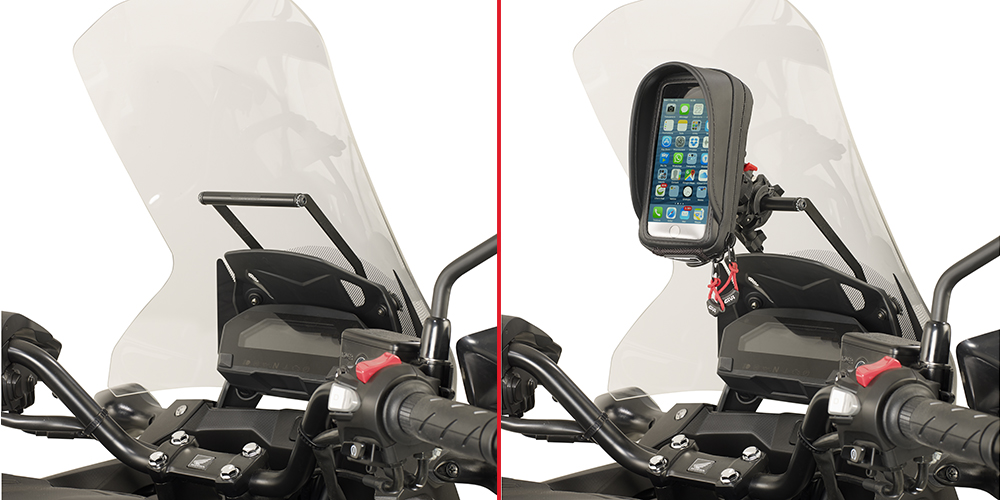 Givi FB1146 Halterung zur Montage von GPS- oder Smartphone-Halterungen an Honda NC750X von 2016 bis 2017