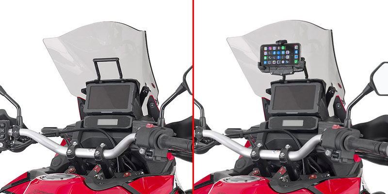 Givi FB1179 Halterung zur Montage von GPS- oder Smartphone-Halterungen an HONDA CRF1100L Africa Twin 2020 bis 2023