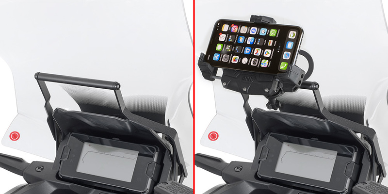 Givi FB1192 Halterung zur Montage von GPS- oder Smartphone-Halterungen an Honda NC750XA und NC750XD von 2021 bis 2022