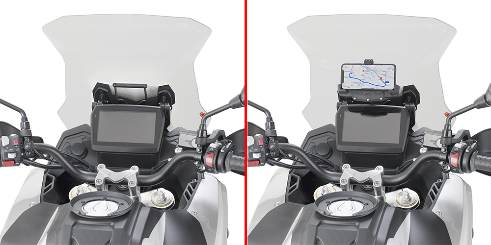 Givi FB9257 Halterung zur Montage von GPS- oder Smartphone-Halterungen an Voge Valico 525Dsx von 2023 bis 2024