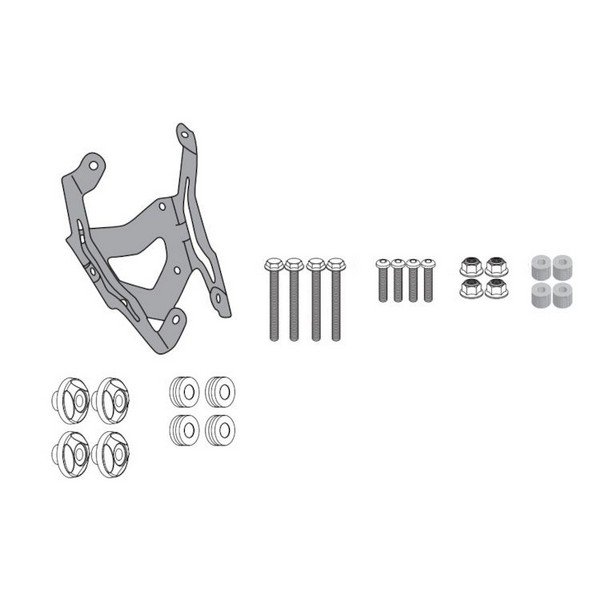Givi D5107KIT Windschutzscheiben-Montagesatz für 5107DT BMW F 700 GS (13> 16)