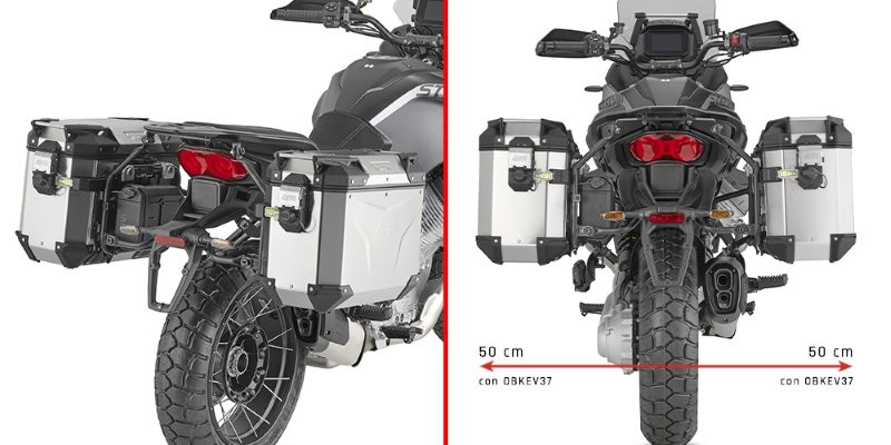 Givi PLO8208CAM Seitenkofferträger Trekker Outback Moto Guzzi Stelvio ab 2024