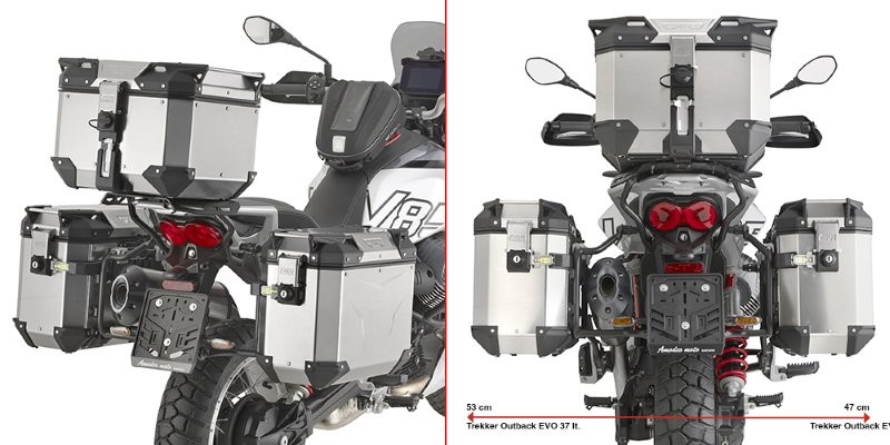 Givi PLO8209CAM Seitenkofferträger Trekker Outback Moto Guzzi V85 TT ab 2024