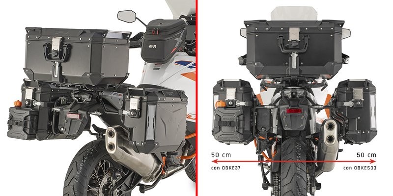 Givi PLOS7713CAM Seitenkofferträger Trekker Outback Evo KTM 1290 Super Adventure R von 2021 bis 2024