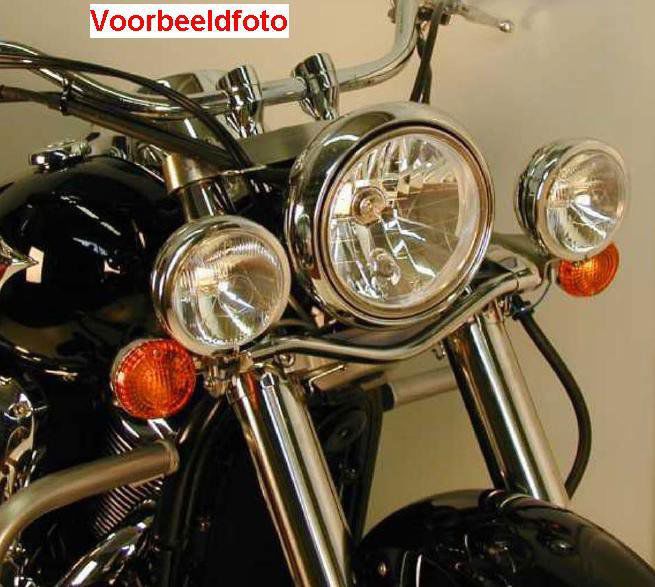 Hepco & Becker Custom Twinlight Set chroom voor Suzuki VS1400 Intruder