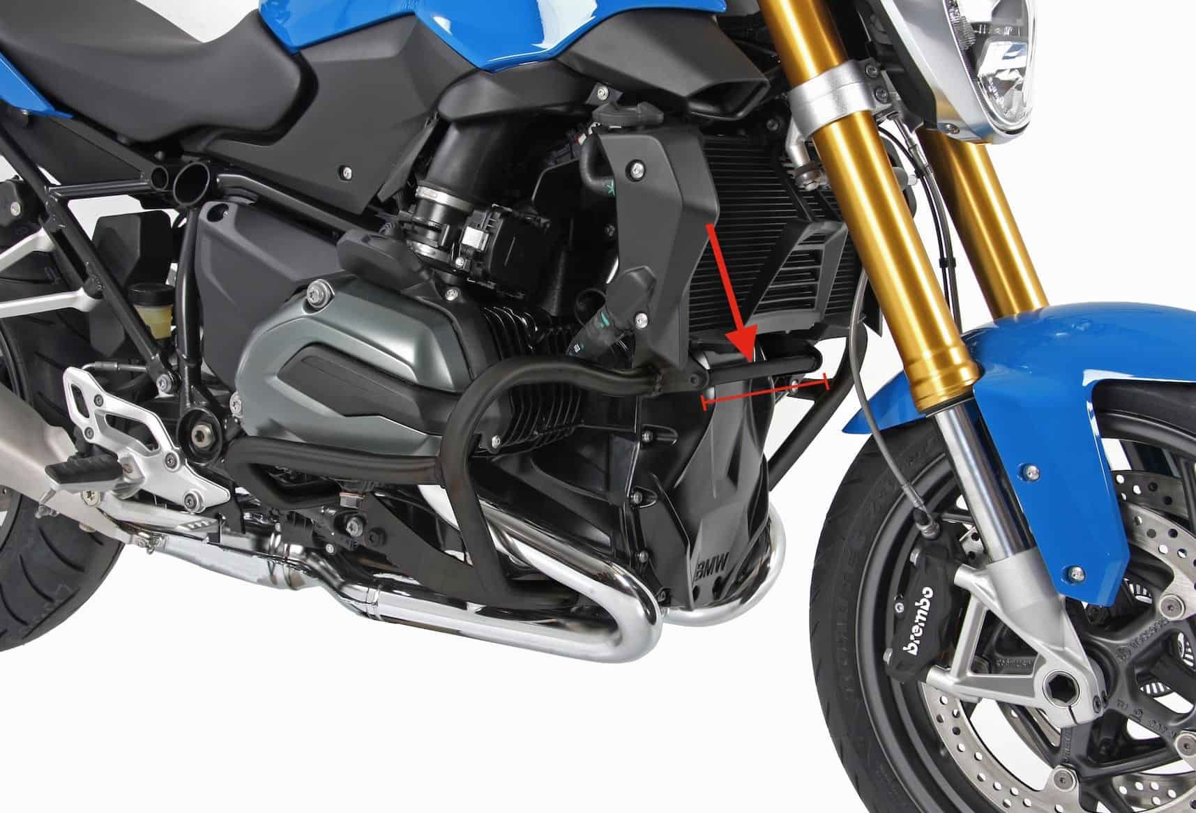 Hepco&Becker Sturzbügel-Anschlusshalter schwarz BMW R1200GS LC ab 2013 bis 2018