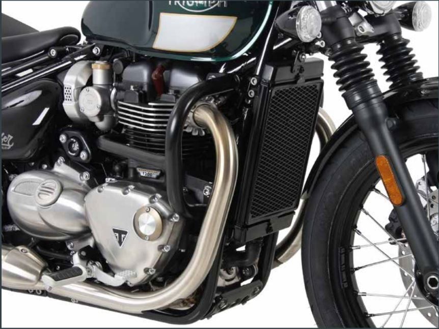 Hepco&Becker Sturzbügel schwarz für Triumph Bonneville Bobber ab 2017