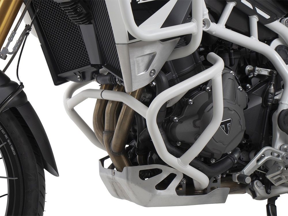 Hepco&Becker Sturzbügel weiß für Triumph Tiger 900 Rally / GT / PRO ab 2020 bis 2023
