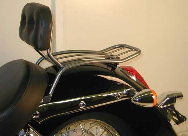 Hepco&Becker Solorack mit Rückenlehne chrom für Honda VT750 von 2004 bis 2007