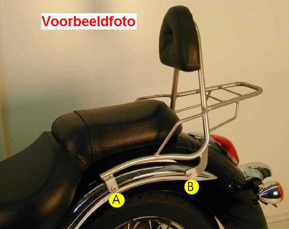 Hepco&Becker Sissybar mit Gepäckträger chrom für Kawasaki ZL600 ELIMINATOR von 1995 bis 1996