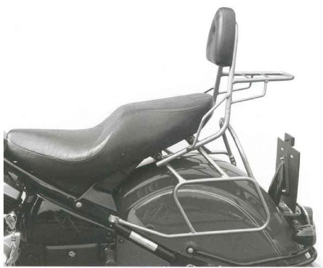 Hepco&Becker Sissybar mit Gepäckträger chrom für Kawasaki VN1500 DRIFTER