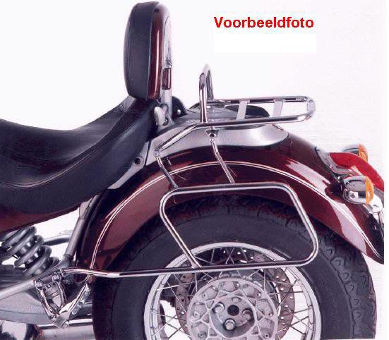 Hepco&Becker Taschenträger Standard chrom für Kawasaki EN500 von 1990 bis 1995