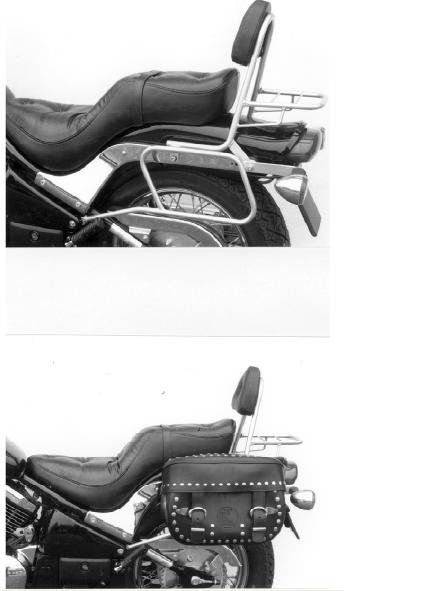 Hepco&Becker Taschenträger Standard chrom für Kawasaki VN800