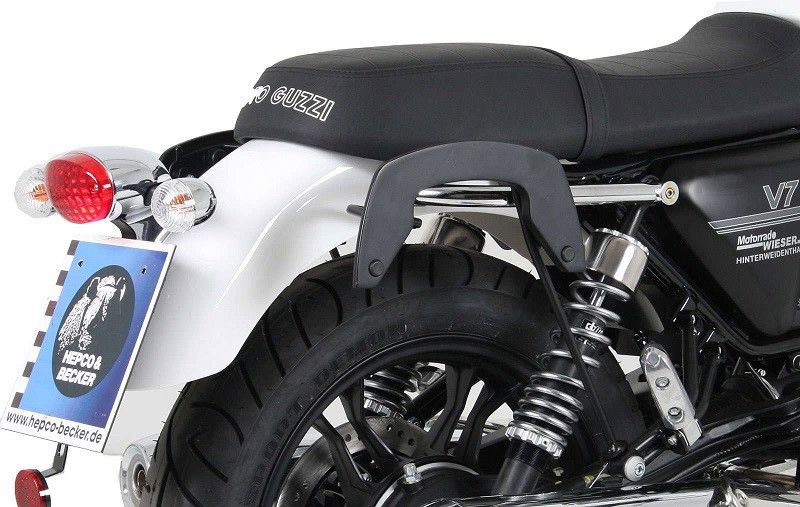 Hepco & Becker C-Bow Kofferträgersatz schwarz für Moto Guzzi V7 Classic/Special von 2008 bis 2014