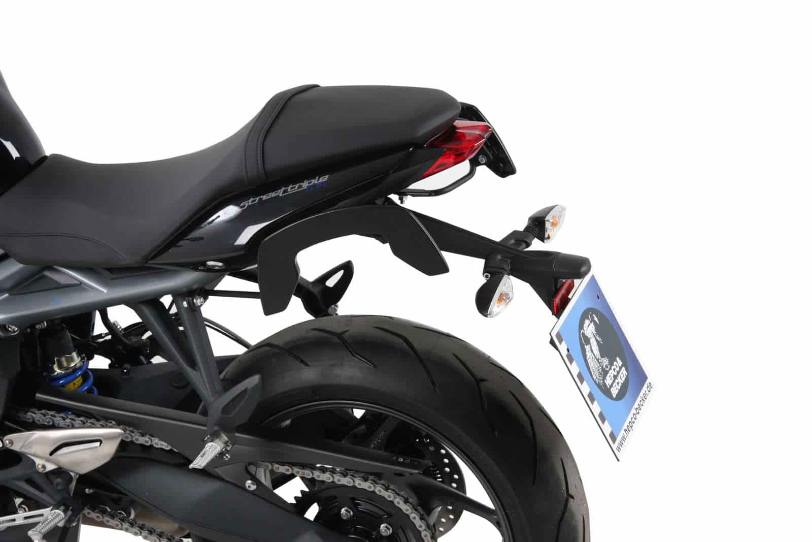 Hepco & Becker C-Bow Kofferträgersatz schwarz für Triumph Street Triple 675/R von 2013 bis 2016