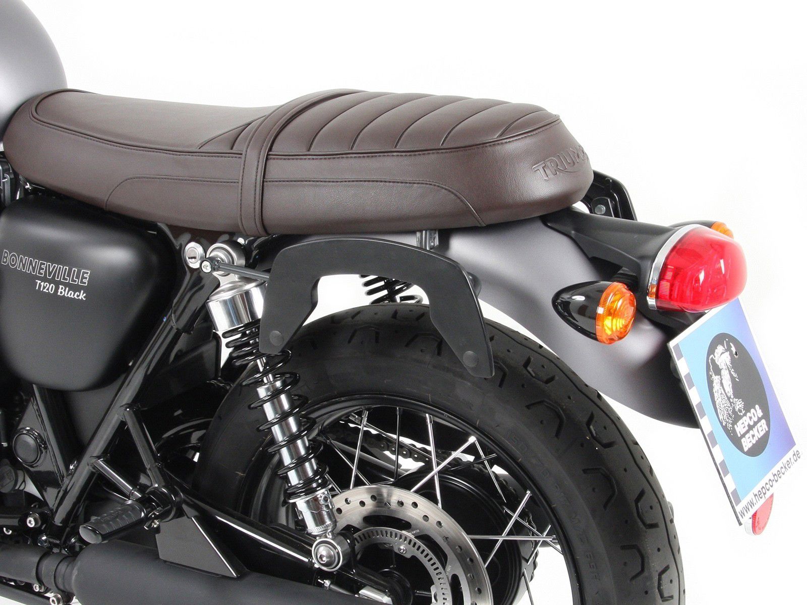 Hepco & Becker C-Bow Gepäckträgersatz chrom für Triumph Bonneville T100/ Black ab 2017